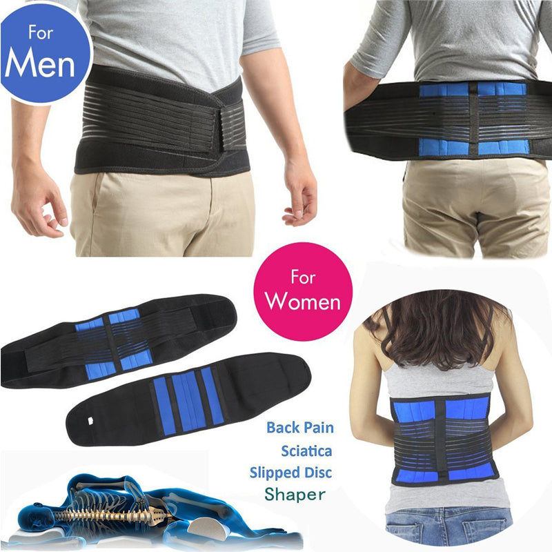 Lumbar Support Belt Spine Brace Posture For Lower Back Pain Relief Waist  Trimmer