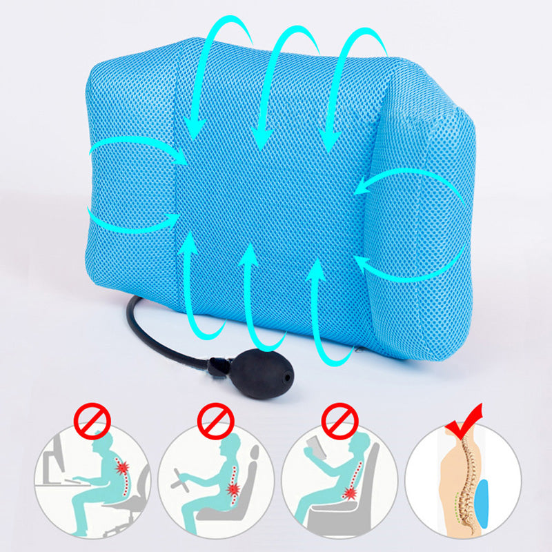 A0662-Tcare Portable Inflatable Lumbar Support Cushion/Massage