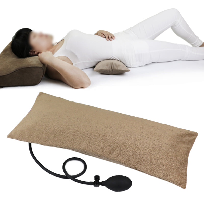 Air Inflatable Pillow for Lower Back Pain,Orthopedic Lumbar Support Cu