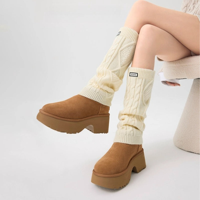 Women’s Wool Twist Stacking Socks