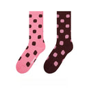 Polka Dot Trendy AB Tide Medium Tube Socks