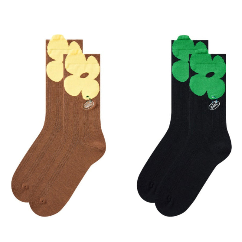 3D Flower Mesh Socks – Breath of Spring Collection