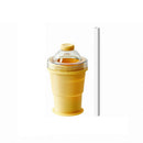 Collapsible Ice Maker Cup with Lid & Straw