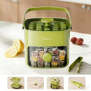 Stackable Ice Cube Trays with Lid and Scoop