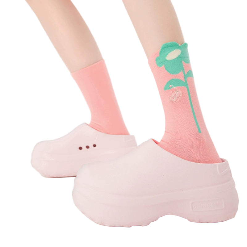 3D Flower Mesh Socks – Breath of Spring Collection