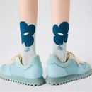 3D Flower Mesh Socks – Breath of Spring Collection