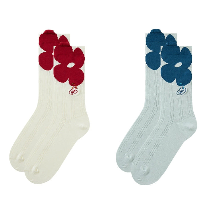 3D Flower Mesh Socks – Breath of Spring Collection