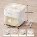 Stackable Ice Cube Trays with Lid and Scoop