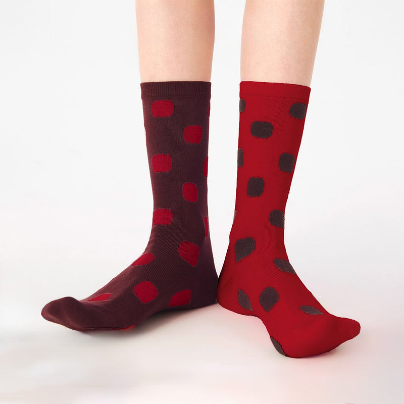 Mismatched Polka Dot AB Socks