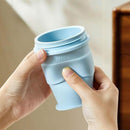 Collapsible Ice Maker Cup with Lid & Straw