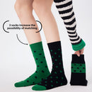 Polka Dot Trendy AB Tide Medium Tube Socks