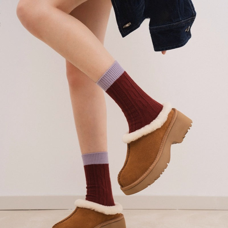 Women’s Mid-Calf Stacking Socks