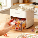 Stackable Ice Cube Trays with Lid and Scoop