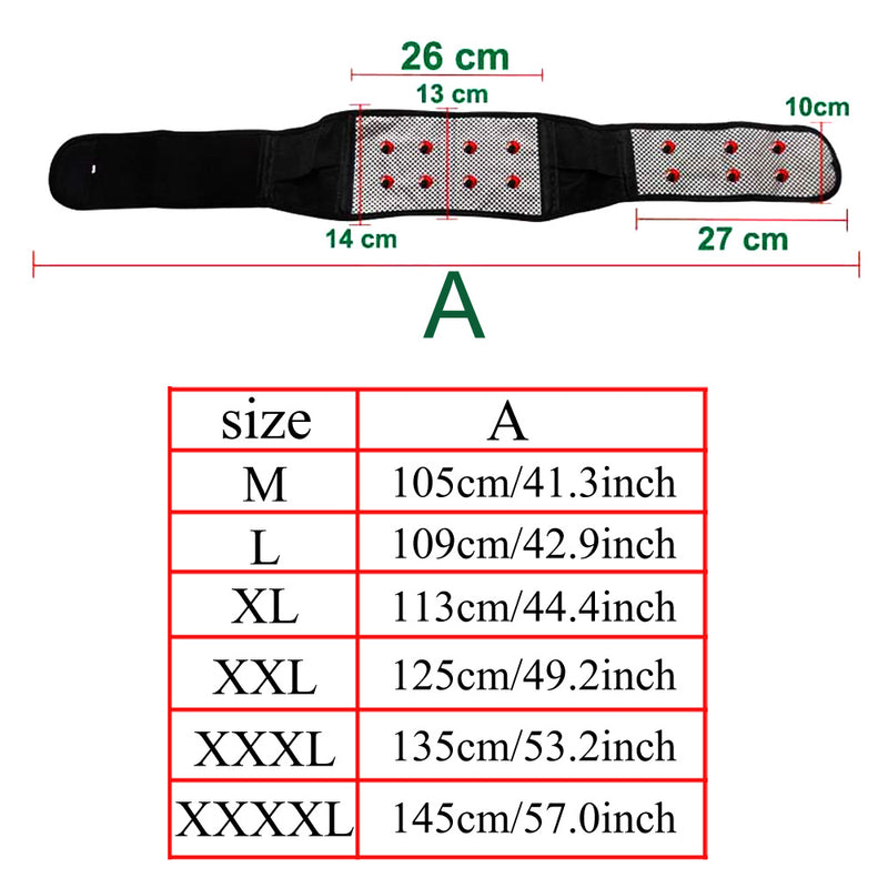 Tourmaline Magnetic Therapy Waist Support Belt