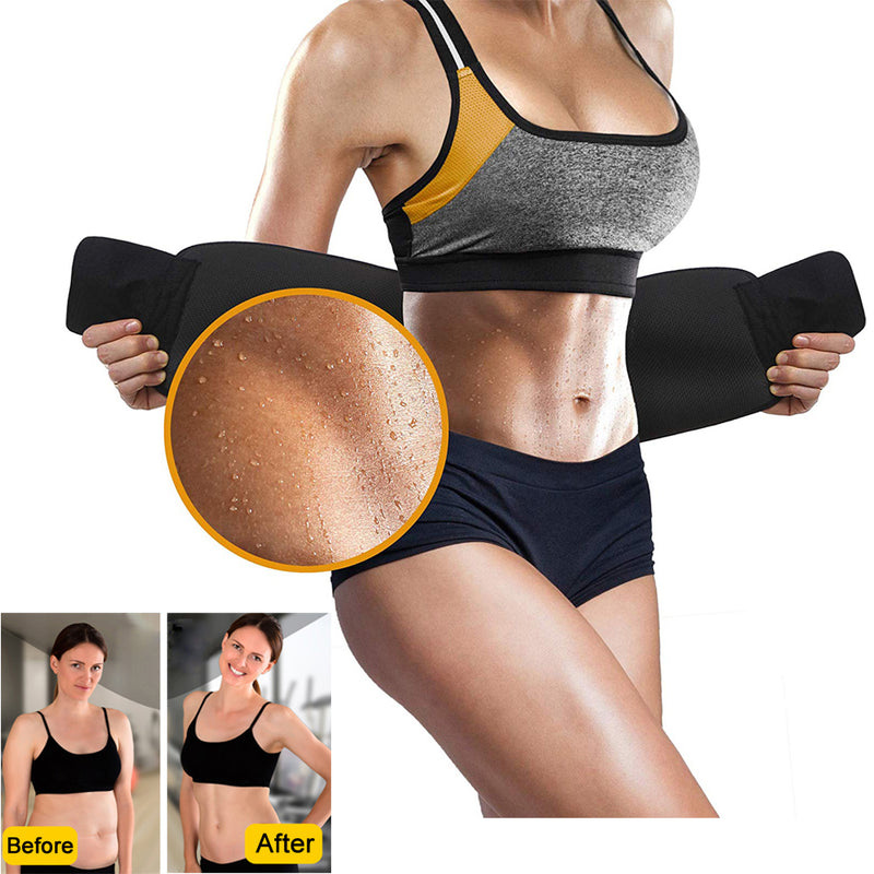 Neoprene Slimming Lumbar Waist Trimmer Sweat Belt For Gym Fitness