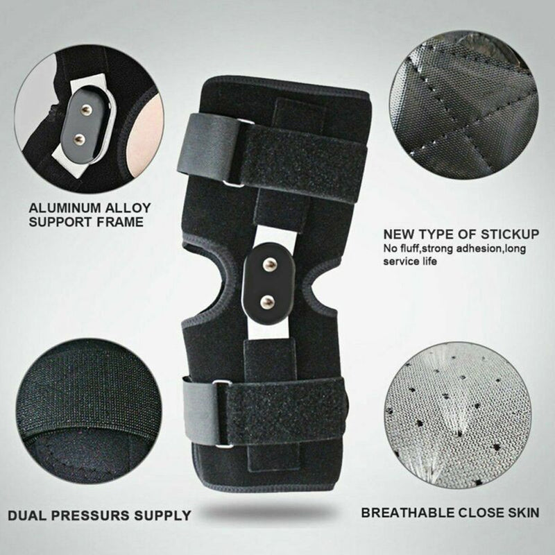 Knee Brace Support Sleeve for Arthritis ACL Basketball Meniscus Tear Athletic Open Patella Protector Wrap Relieves Pain