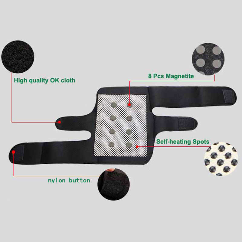 Tourmaline Self-Heating Knee Leggings Brace Support Magnetic Therapy Knee Pads