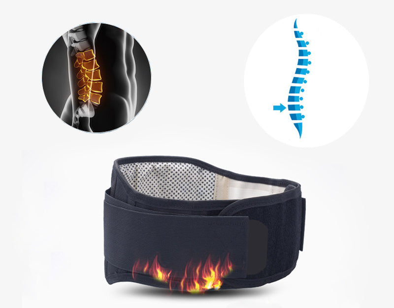 Adjustable Tourmaline Magnetic Therapy Waist Lumbar Brace Support Belt