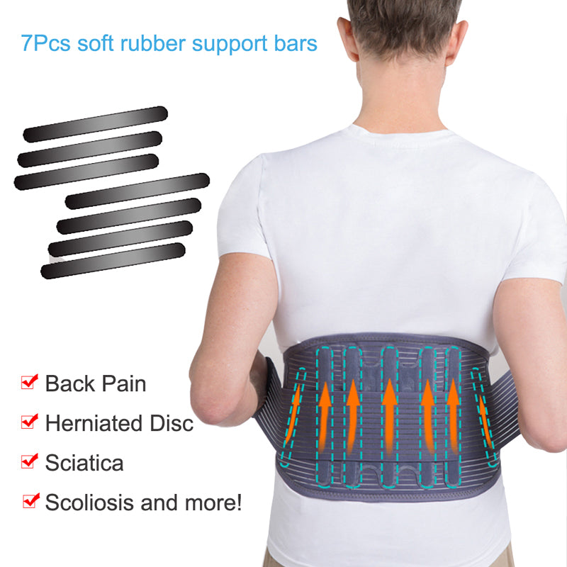 Lower Back Brace Support Pain Relief Belt