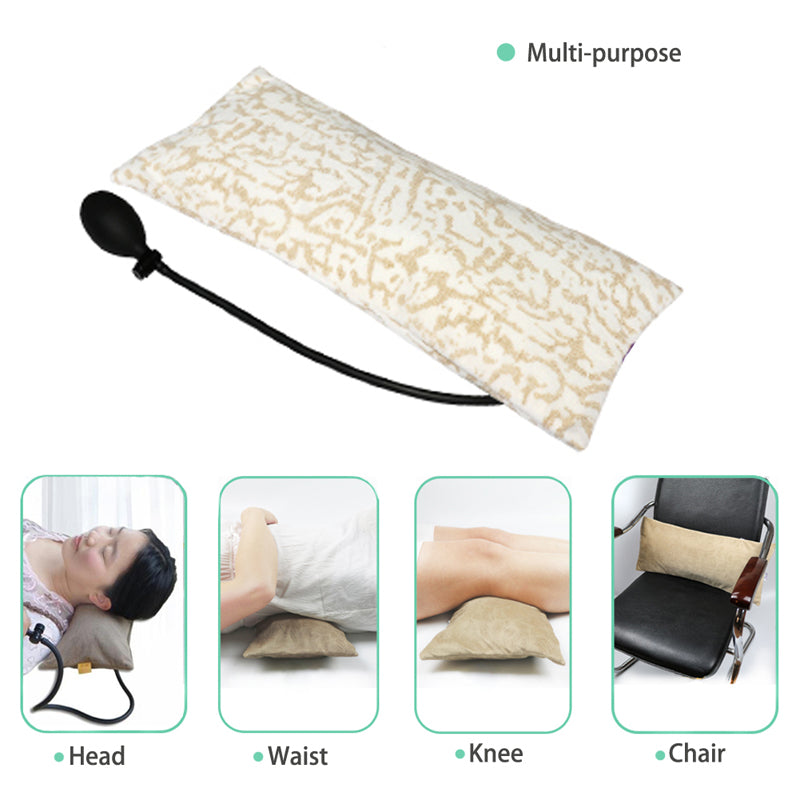 Air Inflatable Pillow for Lower Back Pain,Orthopedic Lumbar Support Cushion