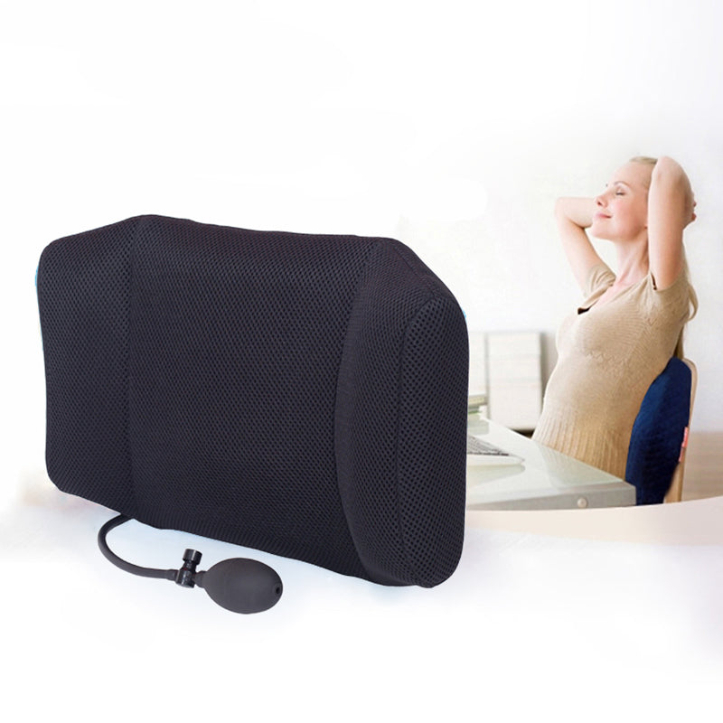 Inflatable Lumbar Support Cushion/ Massage Pillows for Back Pain Relief