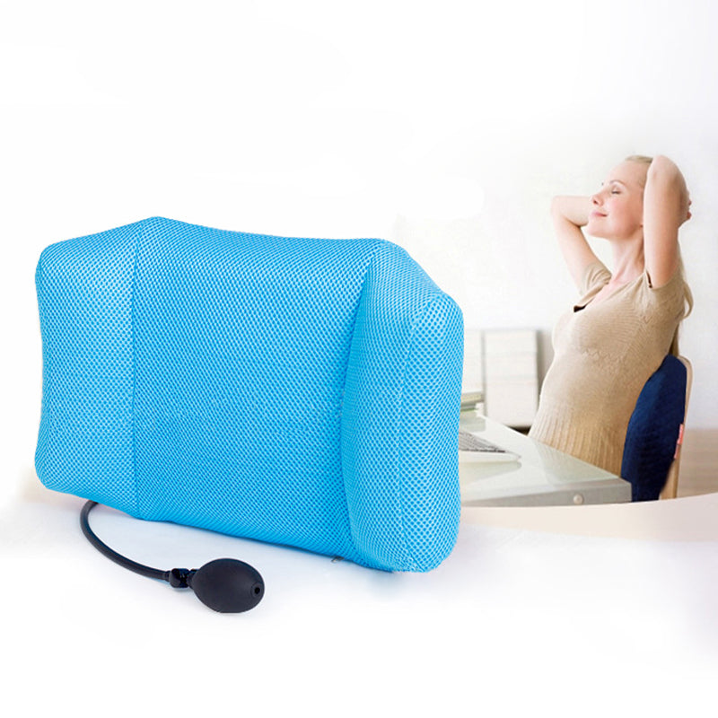 Inflatable Lumbar Support Cushion/ Massage Pillows for Back Pain Relief